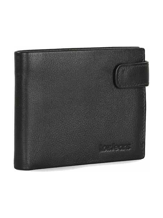 Lois Men's Leather Wallet with RFID Black
