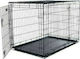 Rac Wire Dog Cage Small with 2 Doors Black 63x44x50.5cm