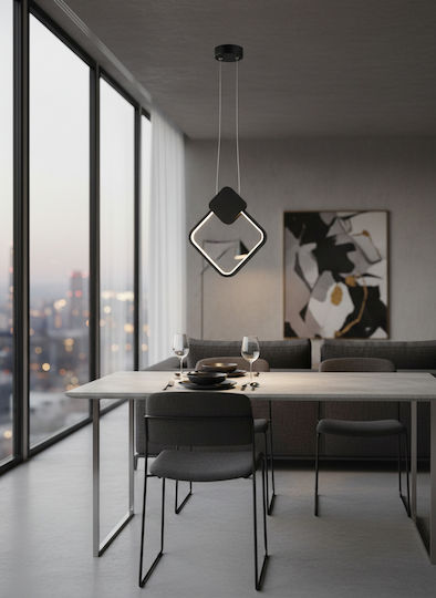 GloboStar Mary Pendant Light Black 20x25x28.5cm