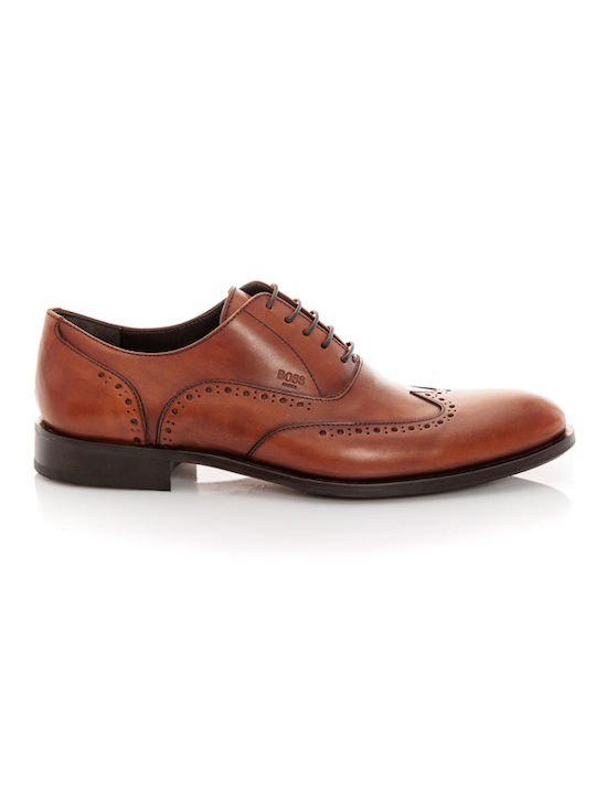 Boss Shoes Δερμάτινα Ανδρικά Oxfords Ταμπά
