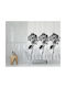 Max Home Forest 3391 Fabric Shower Curtain 180x200cm Gray BTLTR003391
