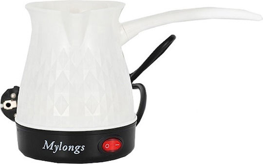 Mylongs KF-011 Electric Greek Coffee Pot 600W with Capacity 500ml White
