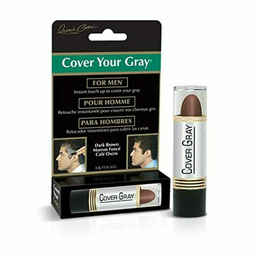 Cover Your Gray For Men Hair Color Touch Up Stick Dark Brown 4gr