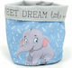 Faitakis Pack Decorative Flowerpot/Planter for Baptism Elephant 15x15cm