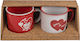 Out of the Blue Mug Ceramic Multicolored 2pcs