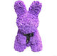 Bunny from Artificial Roses Purple 40cm 1pcs