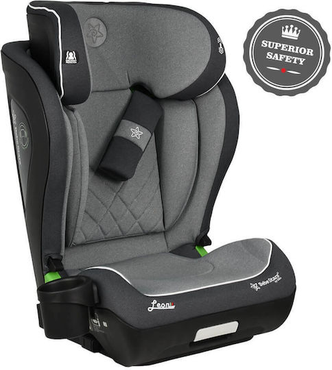 Bebe Stars Leon Baby Car Seat i-Size with Isofix Grey