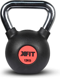 X-FIT Kettlebell Gummi 12kg Schwarz