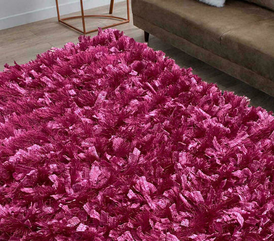 Linea Home Ribbon Χαλί Ορθογώνιο Shaggy Φούξια 60x90cm