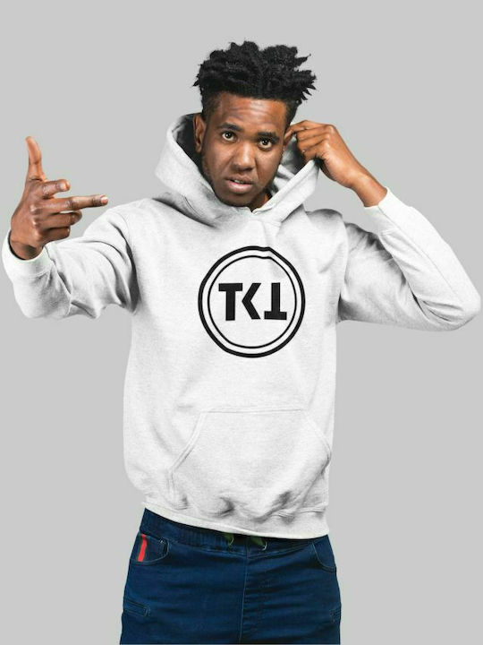 Teeketi Hooded Sweatshirt - WHITE