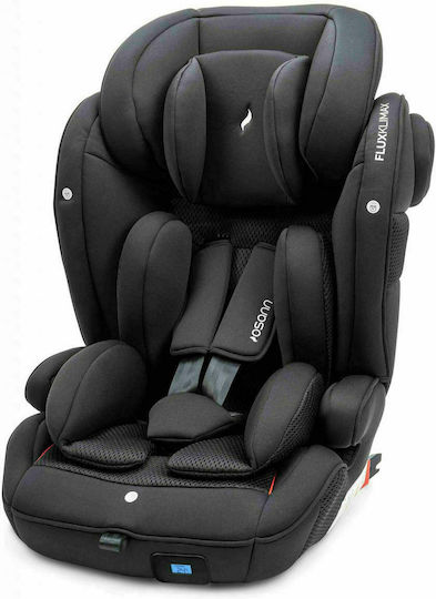 Osann Flux Klimax Καθισματάκι Αυτοκινήτου με Isofix All Black 21 15-36 kg