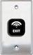 Soyal AR-PBI-7B Complete Wall Push Exit Button with Frame Silver 10.02.0020