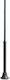 Elvhx Mounting Post for Lighting Fixtures Black 7061-7062