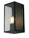 Fan Europe Wandmontierte Außen-Deckenleuchte E27 IP44 13x13x26εκ.