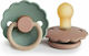 Frigg Daisy Pacifiers Rubber Rose Gold Willow f...