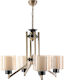 Ruby Pendant Chandelier for 4 Bulbs E27 Honey