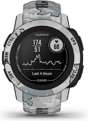 Garmin Instinct 2S Camo Edition 40mm Waterproof Smartwatch with Heart Rate Monitor (Mist Camo)