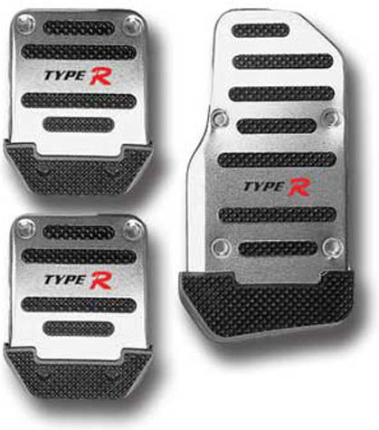 Auto Gs TR-2417 Σετ Πεταλιέρες Αυτοκινήτου Universal Μαύρες 3τμχ