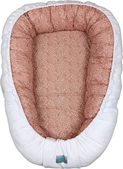 Baby Star Tiny Leaf Baby Nest White 40x75cm