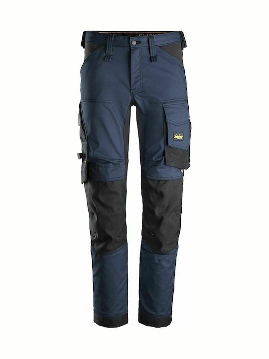 Snickers Workwear Allroundwork Stretch Arbeitshose Marineblau