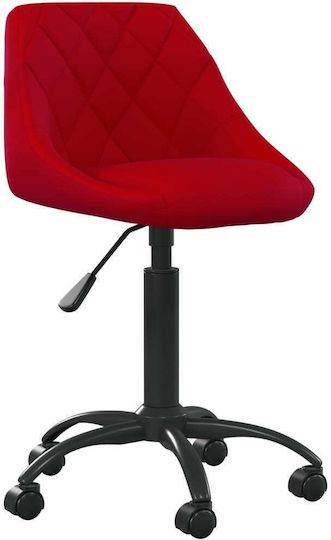 vidaXL Scaun De Birou Burgundia