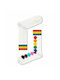 Happy Socks Pride Dot Unisex Κάλτσες με Σχέδια Λευκές