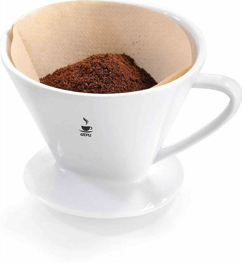 Gefu Coffee Dripper Ceramic White 100x85mm