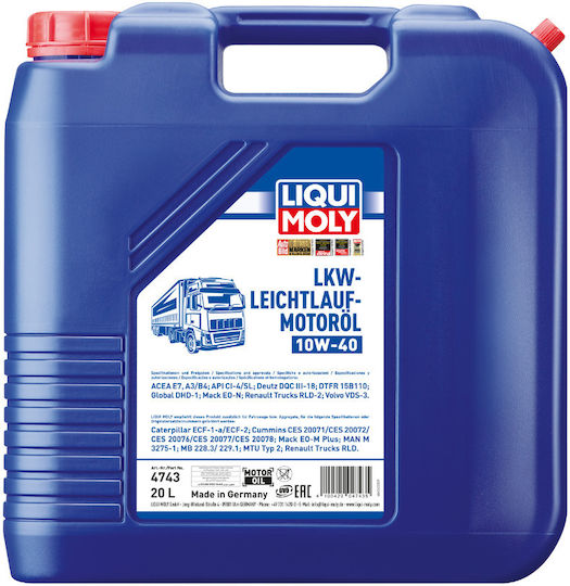 Liqui Moly Λάδι Αυτοκινήτου 10W-40 20lt