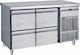 Bambas Frost PGK 139 S Commercial Freezer Bench 344lt 350W Inox with 4 Doors P139 x W70 x H85cm