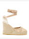 Sante Women's Platform Espadrilles Beige