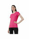 4F Damen Sport T-Shirt Fuchsie