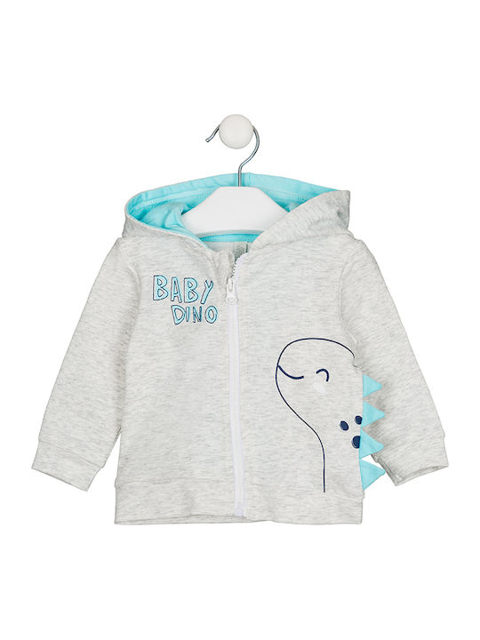Bluza Hanorac Pentru Copii Cu Glugă Gri