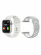 T55 Smartwatch mit Pulsmesser (Weiß)