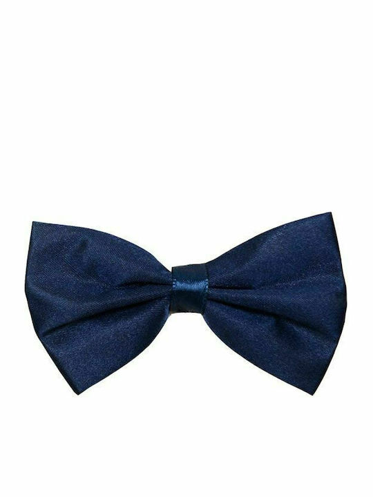 Papillon Kids Kids' Fabric Bow Tie Navy Blue