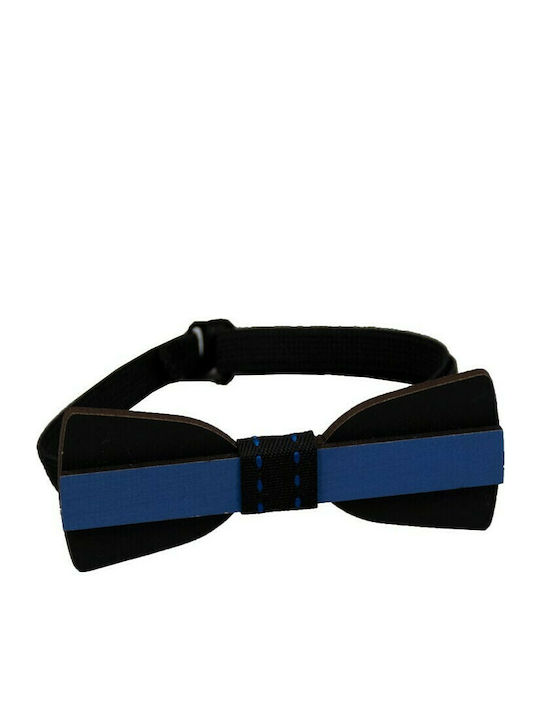 Papillon Kids Kids' Wooden Bow Tie Blue