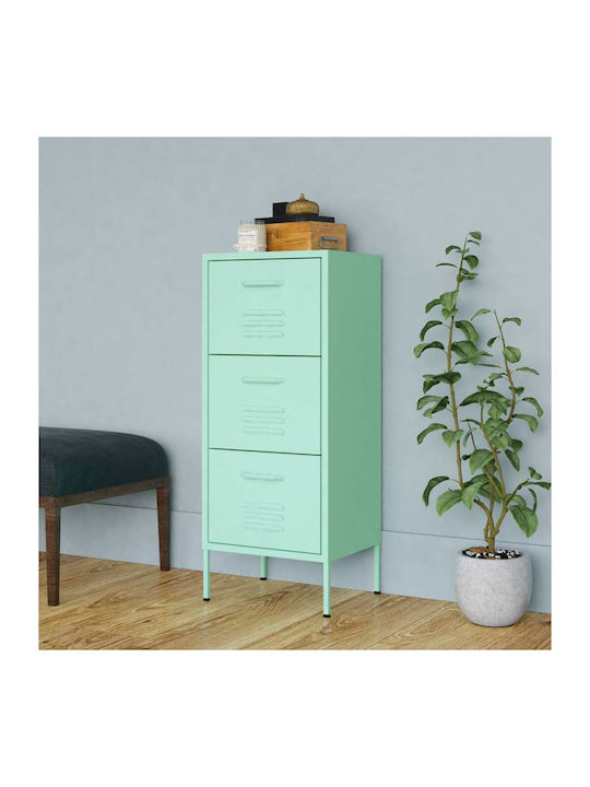 Office Storage Metal Drawer Mέντα L42.5xW35xH101.5cm
