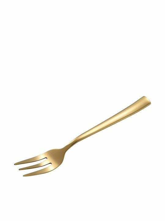 Dinox Inox Fruit/Dessert Fork Gold Porto 14.5cm