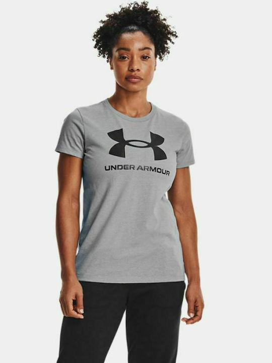 Under Armour Live Sportstyle Women's Athletic T-shirt Gray