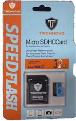 Technovo microSDHC 32GB Clasa 10 UHS-I cu adaptor
