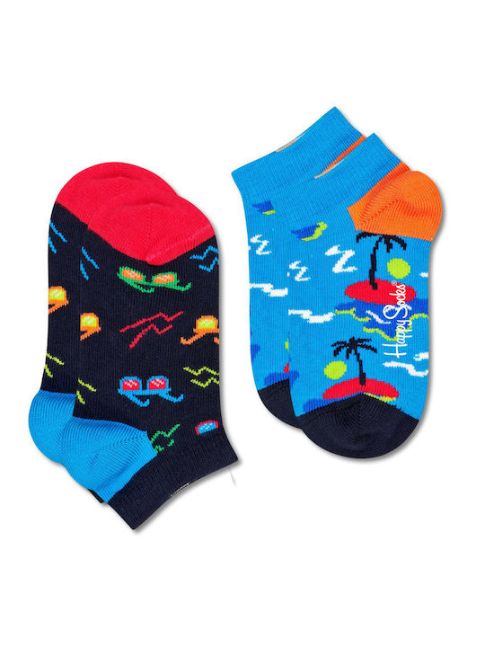 Happy Socks Παιδικές Κάλτσες Μακριές Kids Πολύχρωμες 2 Ζευγάρια