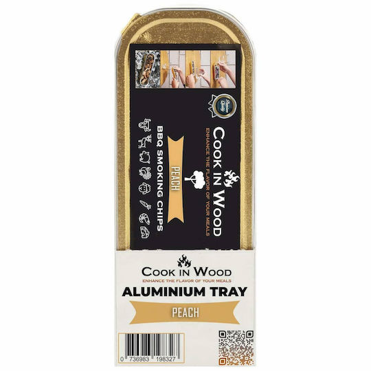 Cook in Wood Chips din Lemn Chipsuri pentru Fumat la Grătar cu Aromă Piersic 50gr 3buc