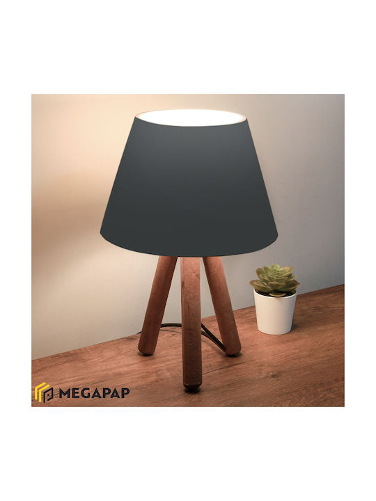 Megapap Lander Wood Table Lamp for Socket E27 w...