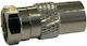 Μετατροπέας F-Connector male σε Coaxial female Ασημί 1τμχ HLB3024