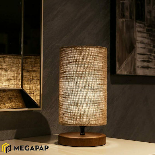 Megapap Winkler Ξύλινο Πορτατίφ για Ντουί E14 Megapap Winkler Ξύλινο Πορτατίφ για Ντουί E14