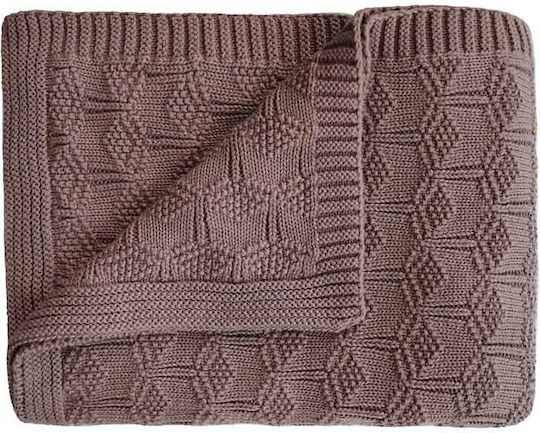 Mushie Babydecken Wickeltücher für Kinderzimmer Honeycomb 80x100cm