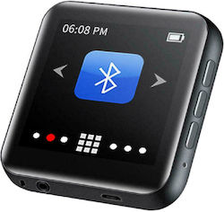 Ruizu M4 MP3 Player (16GB) με TFT Οθόνη Αφής 1.8" Μαύρο