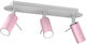 Eko Light Preston Dreifach Spot mit Fassung GU10 in Rosa Farbe