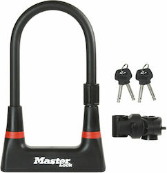 Master Lock Αντικλεπτικό Πέταλο Μοτοσυκλέτας Μαύρο Χρώμα