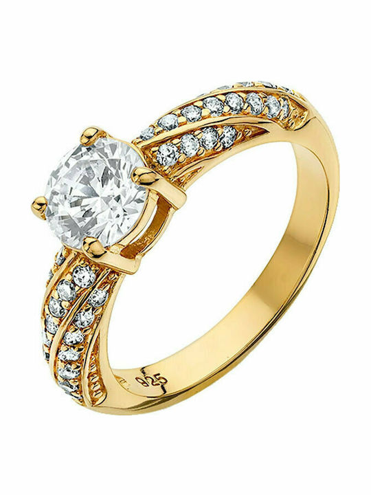Vogue Inel Din Argint Cu Zircon