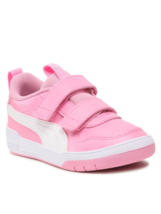 Puma Kinder-Sneaker mit Klettverschluss Rosa